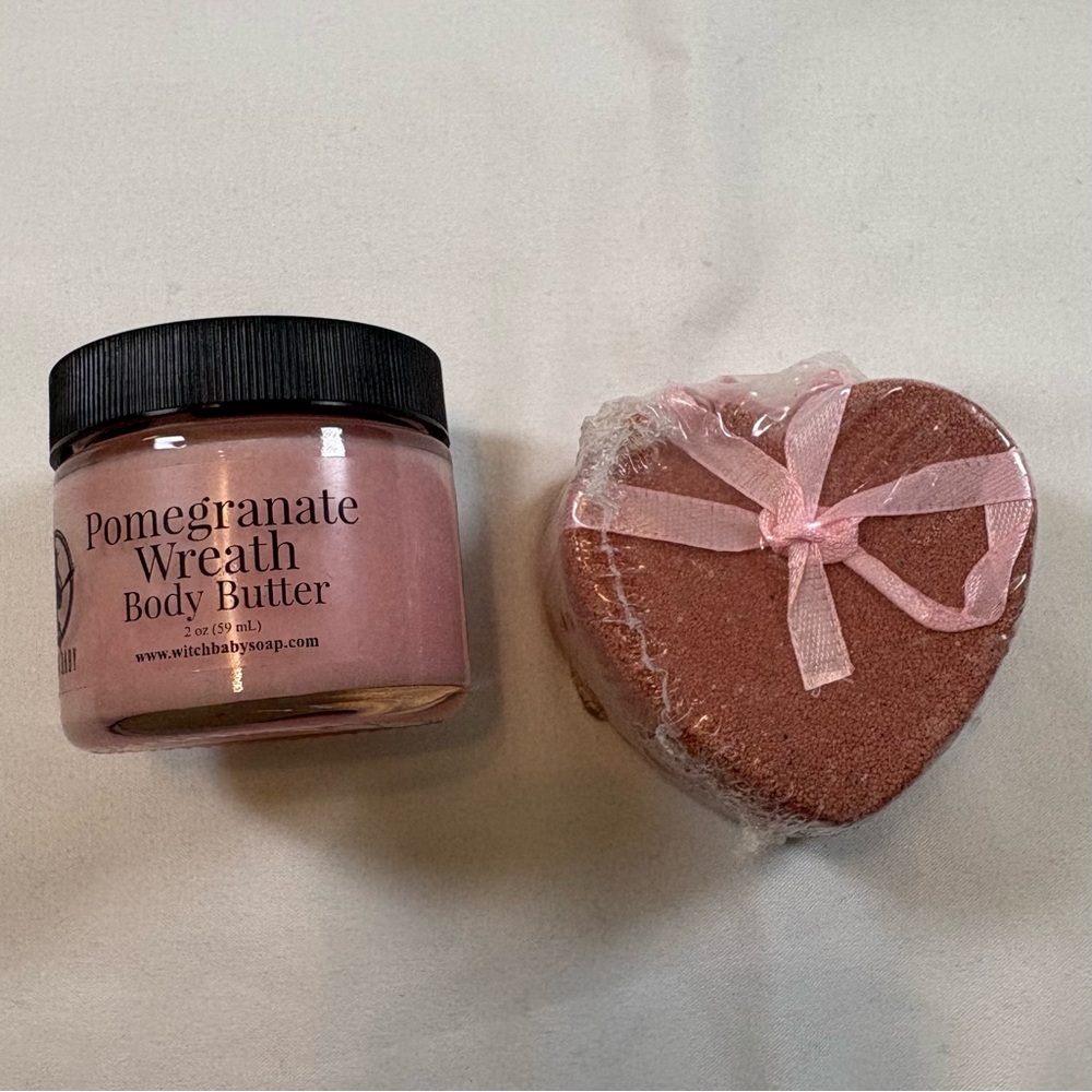 Witch Baby Soap Pomegranate Wreath Bath Bomb & Body Butter